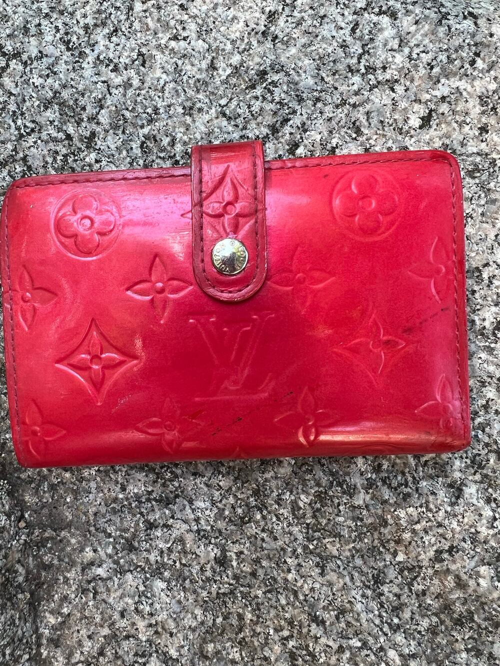 Louis Vuitton Monogram Vernis French Purse (Portefeuille Viennois) KissLock